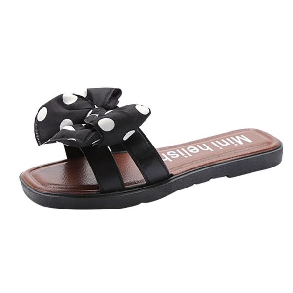 slippers sagace women dots print bowknot shoes female bohemian style casual sandals flat with beach sandal, Black
slippers sagace women dots print bowknot shoes female bohemian style casual sandals flat with beach sandal, Black