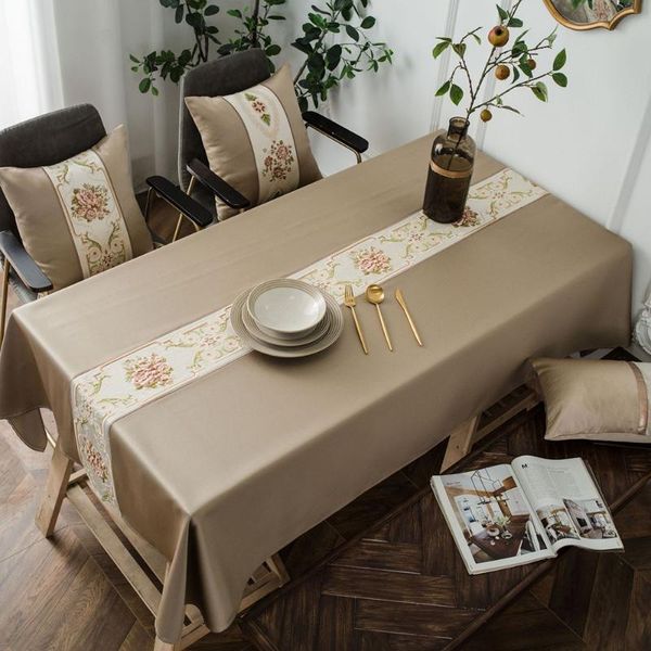 table cloth luxury satin with embroidery tablecloth rectangular square home dining party cover mantel decoration toalha de mesa
table cloth luxury satin with embroidery tablecloth rectangular square home dining party cover mantel decoration toalha de mesa