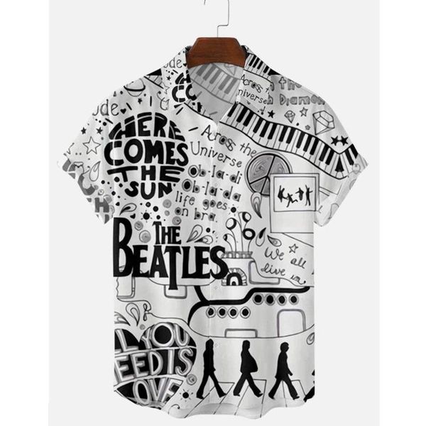 men's dress shirts 2021 summer men casual shirt letter pattern stitching printed short sleeve button up beach chemise homme, White;black
men's dress shirts 2021 summer men casual shirt letter pattern stitching printed short sleeve button up beach chemise homme, White;black