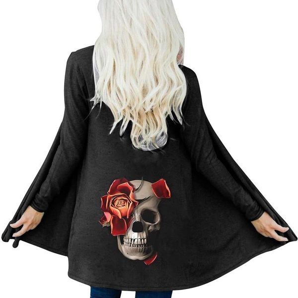 women's knits & tees gothic punk cardigan autumn casual halloween skull printed long sleeved women coat vintage streetwear, White
women's knits & tees gothic punk cardigan autumn casual halloween skull printed long sleeved women coat vintage streetwear, White