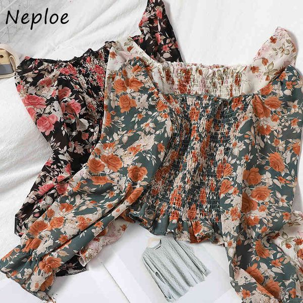 neploe slash neck shoulder strapless chiffon shirt femme pullover puff long sleeve slim fit blusas draped short blusas 210423, White
neploe slash neck shoulder strapless chiffon shirt femme pullover puff long sleeve slim fit blusas draped short blusas 210423, White