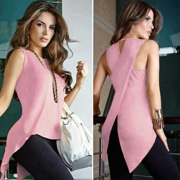 women's blouses & shirts blouse women summer cross back sleeveless ladies strappy vest tank blusas mujer dames kl tge5, White
women's blouses & shirts blouse women summer cross back sleeveless ladies strappy vest tank blusas mujer dames kl tge5, White