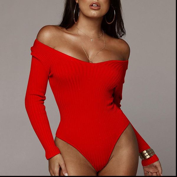 off shoulder ribbed knitted women romper v neck bodysuit backless long sleeve white summer autumn woman slim body, Black;white
off shoulder ribbed knitted women romper v neck bodysuit backless long sleeve white summer autumn woman slim body, Black;white