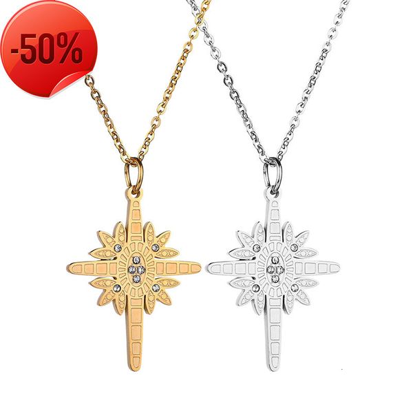 simple and irregular jewelry, women's creative symbol, diamond inlaid cross pendant, stainless steel necklace, Silver
simple and irregular jewelry, women's creative symbol, diamond inlaid cross pendant, stainless steel necklace, Silver