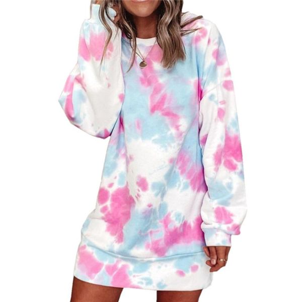 casual dresses tie dye print dress women round neck long sleeve 2021 aututmn costume streetwear loose vestidos, Black;gray
casual dresses tie dye print dress women round neck long sleeve 2021 aututmn costume streetwear loose vestidos, Black;gray