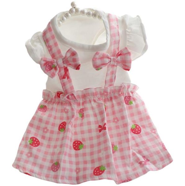 dog apparel princess cat dress tutu strawberry design pet puppy skirt spring/summer clothes outfit 5 sizes 2 colours
dog apparel princess cat dress tutu strawberry design pet puppy skirt spring/summer clothes outfit 5 sizes 2 colours