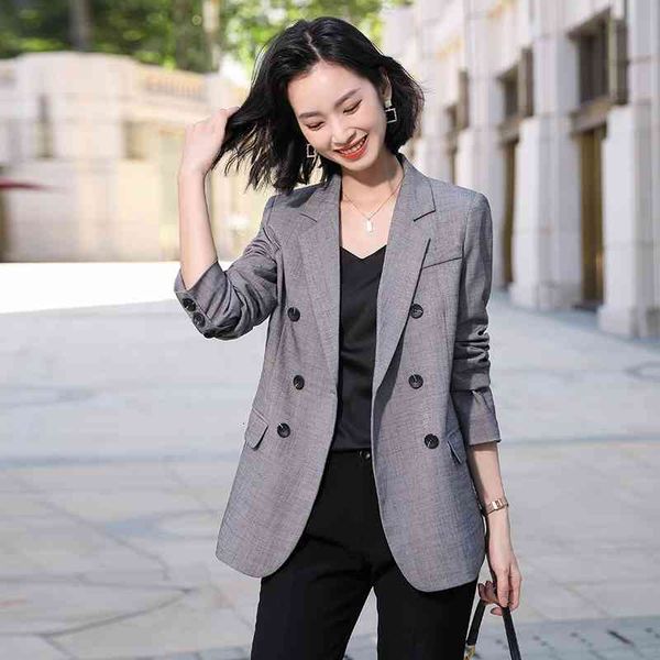 suit suit 2021 ladies blazer latest korean black grey design female spring fashion double breasted jacket, White;black
suit suit 2021 ladies blazer latest korean black grey design female spring fashion double breasted jacket, White;black