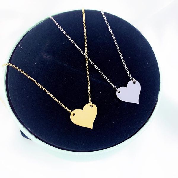 earrings & necklace luxukisskids heart pendants necklaces stainless steel choker link chain gold women/men set jewelry collares collier, Silver
earrings & necklace luxukisskids heart pendants necklaces stainless steel choker link chain gold women/men set jewelry collares collier, Silver