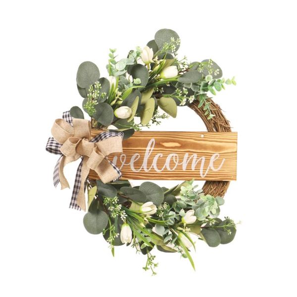 decorative flowers & wreaths 1pc imitation eucalyptus leaf tulip wreath lifelike hanging plant garland
decorative flowers & wreaths 1pc imitation eucalyptus leaf tulip wreath lifelike hanging plant garland