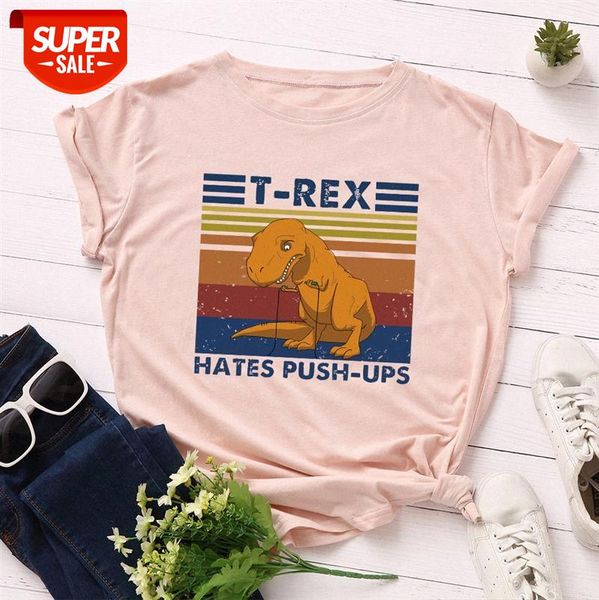 spot cross-border european and american women's sports dinosaur loose round neck short-sleeved cotton t-shirt women #re2v, White
spot cross-border european and american women's sports dinosaur loose round neck short-sleeved cotton t-shirt women #re2v, White