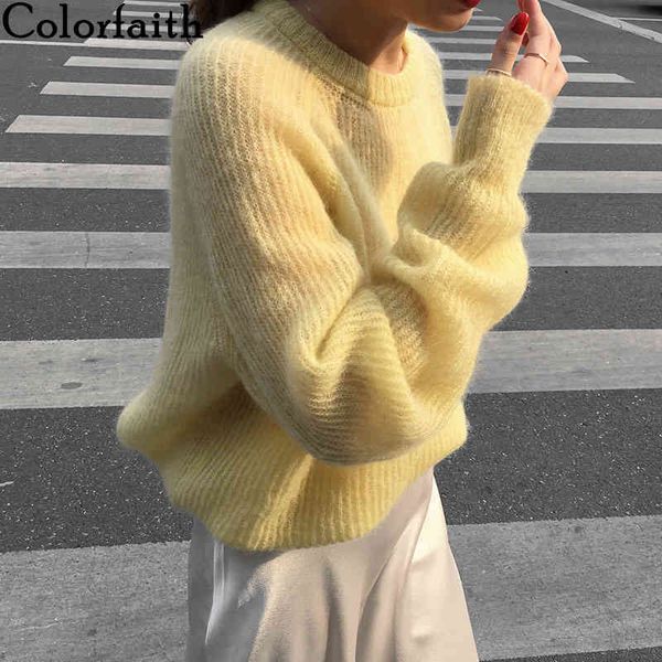 colorfaith new autumn winter women sweaters pullovers minimalist elegant knitted korean casual oversize lady jumpers sw8024 210413, White;black
colorfaith new autumn winter women sweaters pullovers minimalist elegant knitted korean casual oversize lady jumpers sw8024 210413, White;black