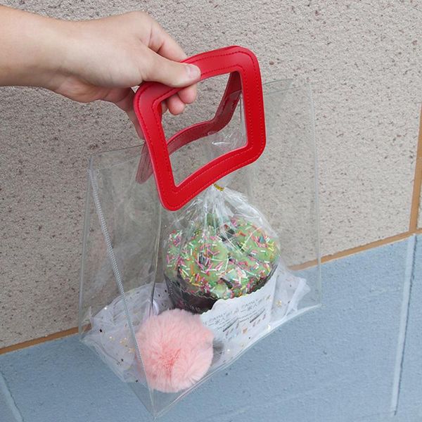 gift wrap pvc clear handbag bag valentine's day flower case birthday package bags big handle
gift wrap pvc clear handbag bag valentine's day flower case birthday package bags big handle