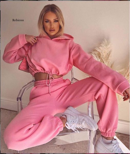 women's pants & capris 2021 spring women tracksuit solid hoodies sweatshirt sets 2 pieces set female cropped pullover trouser suits, Black;white
women's pants & capris 2021 spring women tracksuit solid hoodies sweatshirt sets 2 pieces set female cropped pullover trouser suits, Black;white