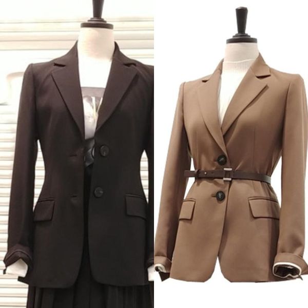 autumn belt long-sleeved lapel coat fashion trend loose comfortable women thick camel blazer qf503 women's suits & blazers, White;black
autumn belt long-sleeved lapel coat fashion trend loose comfortable women thick camel blazer qf503 women's suits & blazers, White;black