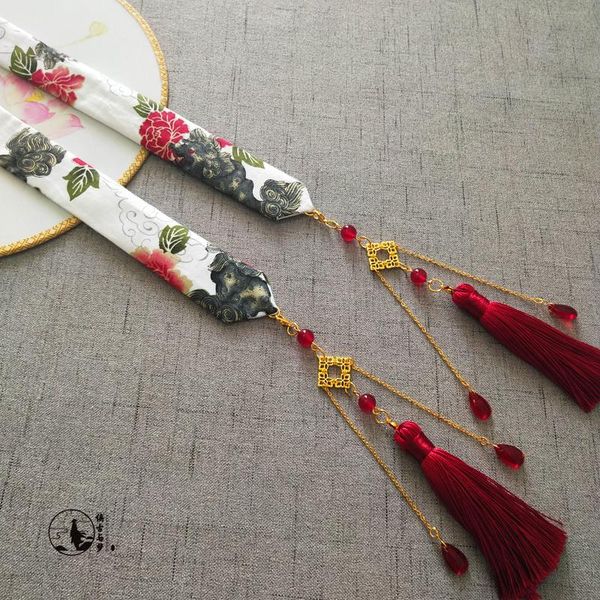 party masks hair band women's antique style kirin peony immortal tassels lanyard pendant headdress accessories
party masks hair band women's antique style kirin peony immortal tassels lanyard pendant headdress accessories