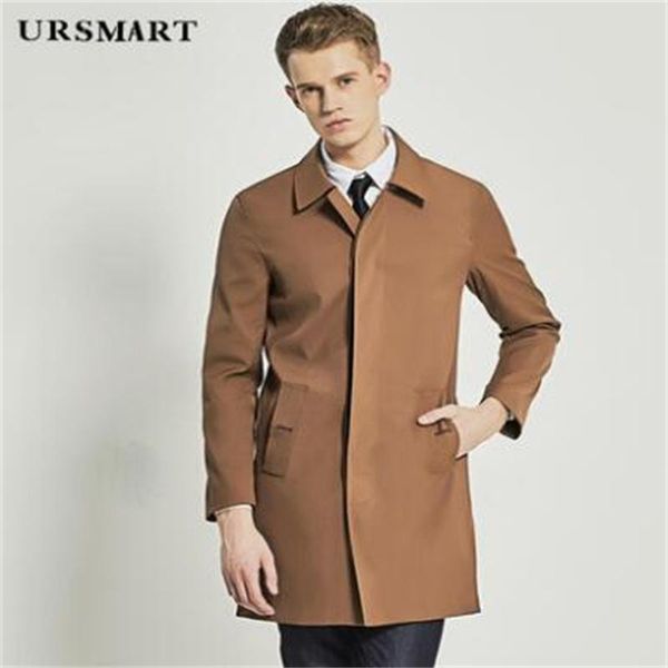 men's trench coats windbreaker single-breasted business casual brown mid-length simpl fashionable sobretudo masculino, Tan;black
men's trench coats windbreaker single-breasted business casual brown mid-length simpl fashionable sobretudo masculino, Tan;black