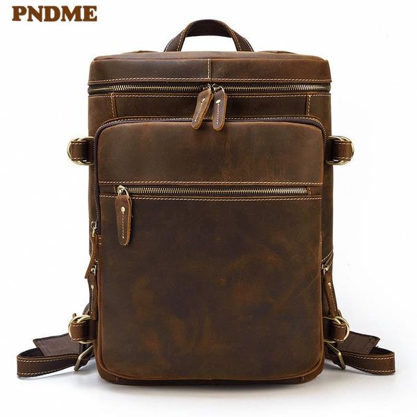 backpack outdoor travel genuine leather retro natural men's bookbag real lapbagpack
backpack outdoor travel genuine leather retro natural men's bookbag real lapbagpack