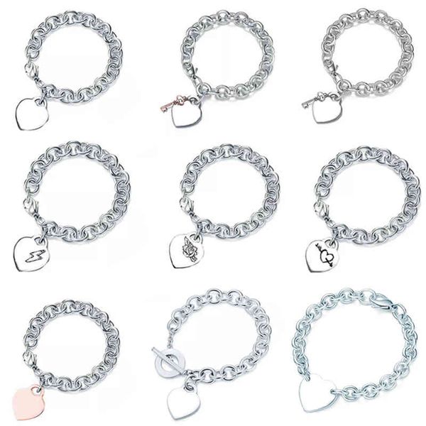 women 925 jewelry sterling silver couple bracelets on hand holiday gifts for lovers original brand, Golden;silver
women 925 jewelry sterling silver couple bracelets on hand holiday gifts for lovers original brand, Golden;silver