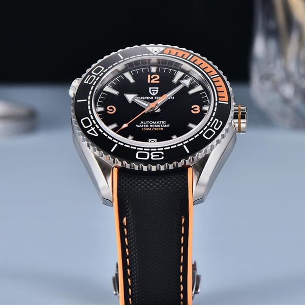wristwatches pagani design men's automatic mechanical watch ceramic bezel 100m waterproof nh35a movement luxury sapphire glass for men, Slivery;brown
wristwatches pagani design men's automatic mechanical watch ceramic bezel 100m waterproof nh35a movement luxury sapphire glass for men, Slivery;brown