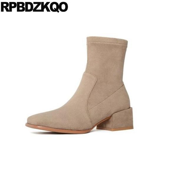 boots genuine leather suede shoes female square toe stretch vintage winter chunky fur slip on block women ankle medium heel 2021, Black
boots genuine leather suede shoes female square toe stretch vintage winter chunky fur slip on block women ankle medium heel 2021, Black