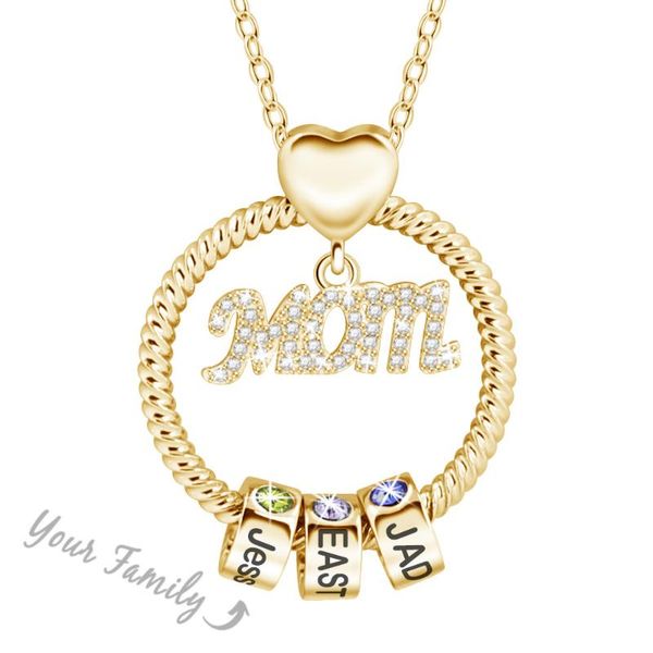pendant necklaces custom mom necklace twelve months birthday stone personalise diy name letter beads jewelry mother's day gift, Silver
pendant necklaces custom mom necklace twelve months birthday stone personalise diy name letter beads jewelry mother's day gift, Silver