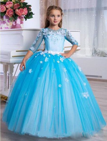 lace a line flower girl' dresses tulle applique little girls 'wedding party dresses with buttons little kids communion dress new, White;blue
lace a line flower girl' dresses tulle applique little girls 'wedding party dresses with buttons little kids communion dress new, White;blue