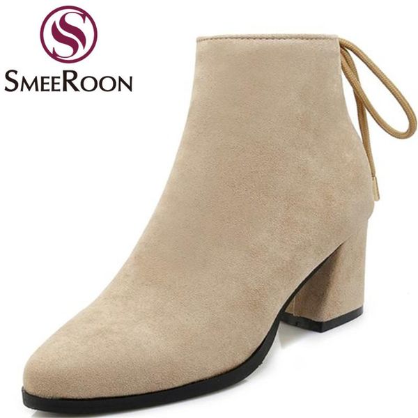 boots smeeroon fashion pointed toe ankle for women comfortable square heels leisure warm winter elegant shoes woman, Black
boots smeeroon fashion pointed toe ankle for women comfortable square heels leisure warm winter elegant shoes woman, Black