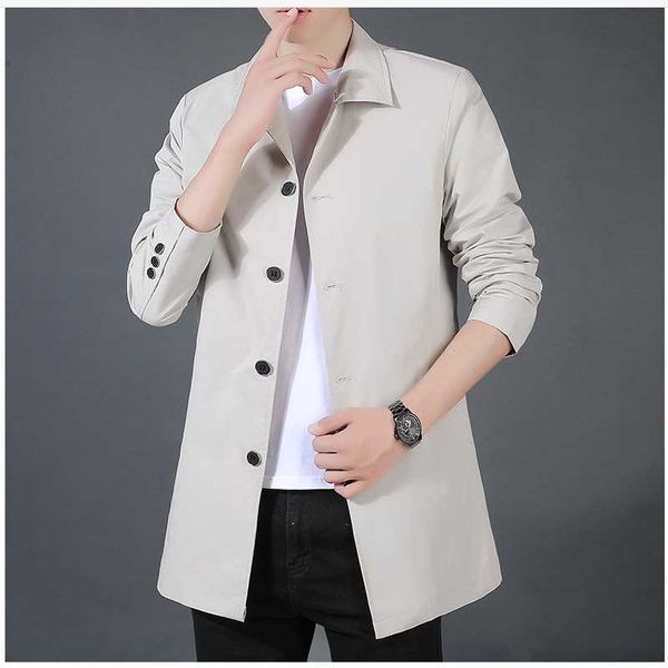 men's jackets trenchcoat men spring autumn youth lapel coat wear jacket long business casual tide, Black;brown
men's jackets trenchcoat men spring autumn youth lapel coat wear jacket long business casual tide, Black;brown