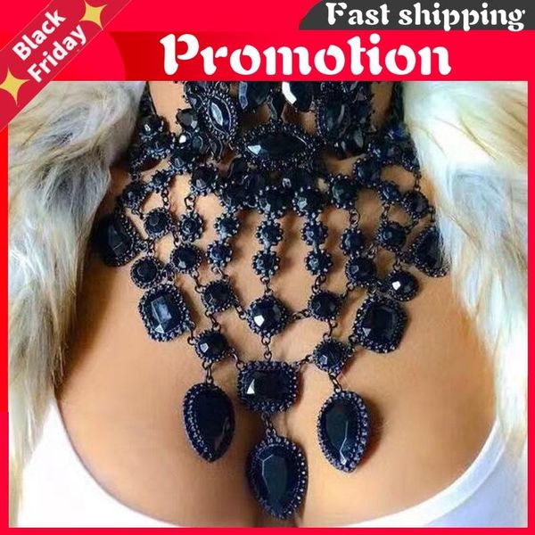 pendant necklaces fashion jewelry maxi necklace for women 2021 rhinestone crystal bead collar choker tassel statement chockers, Silver
pendant necklaces fashion jewelry maxi necklace for women 2021 rhinestone crystal bead collar choker tassel statement chockers, Silver