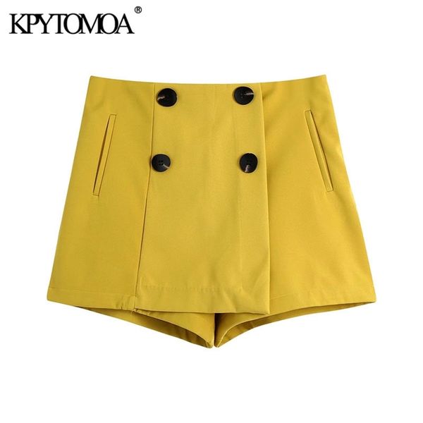 women chic fashion buttons decorative bermuda shorts skirts vintage high waist back zipper female skorts mujer 210420, White;black
women chic fashion buttons decorative bermuda shorts skirts vintage high waist back zipper female skorts mujer 210420, White;black