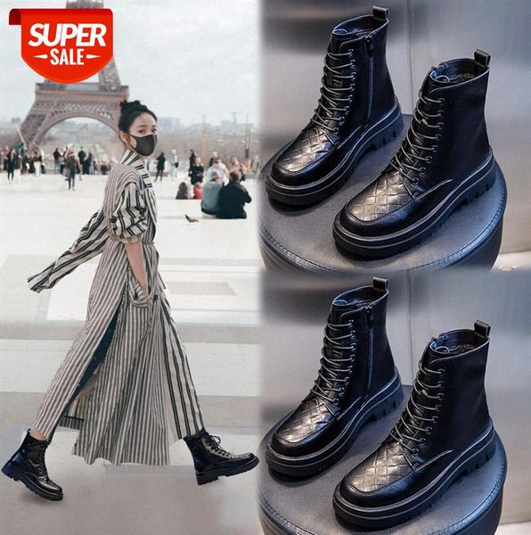 genuine leather women's shoes british style retro middle tube martin boots women casual thick heel lace-up short #cw4d
genuine leather women's shoes british style retro middle tube martin boots women casual thick heel lace-up short #cw4d
