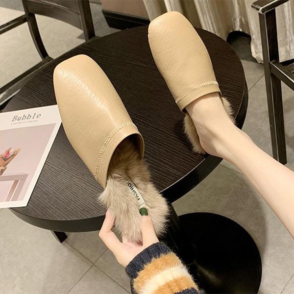women winter slippers fluffy ladies mules flats soft woman female warm plush fashion slipper shoes pu square toe, Black
women winter slippers fluffy ladies mules flats soft woman female warm plush fashion slipper shoes pu square toe, Black