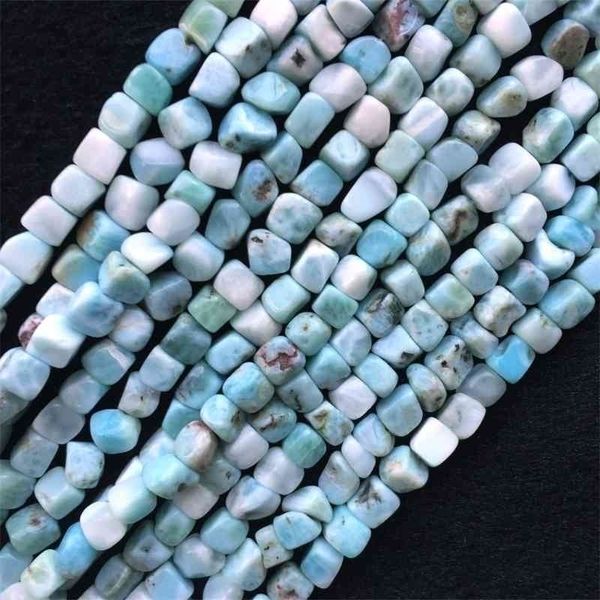 dominicana natural genuine white blue larimar cube nugget form fillet irregular pebble loose beads fit jewelry 15.5"
dominicana natural genuine white blue larimar cube nugget form fillet irregular pebble loose beads fit jewelry 15.5"
