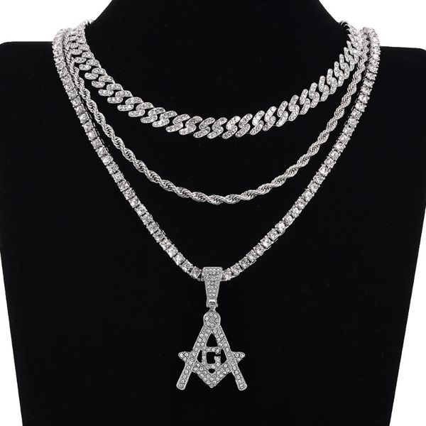 chains statement metal alloy masonic logo pendants necklaces women men steampunk hip hop long chain necklace, Silver
chains statement metal alloy masonic logo pendants necklaces women men steampunk hip hop long chain necklace, Silver