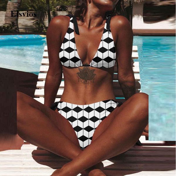 women's swimwear rhombus print women bikini swimsuit summer push up string set brazilian lace-up biquini bathing suit mujer 3, White;black
women's swimwear rhombus print women bikini swimsuit summer push up string set brazilian lace-up biquini bathing suit mujer 3, White;black