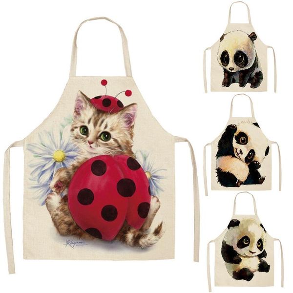aprons panda pattern kitchen apron for woman sleeveless cotton linen home cooking baking bibs cleaning tools
aprons panda pattern kitchen apron for woman sleeveless cotton linen home cooking baking bibs cleaning tools