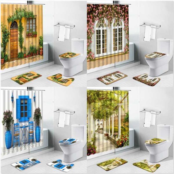 european style garden spring scenery shower curtains set rural oil painting landscape bathroom decor bath mat toilet cover rug
european style garden spring scenery shower curtains set rural oil painting landscape bathroom decor bath mat toilet cover rug