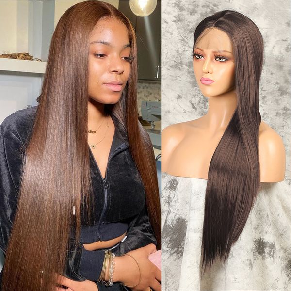 costume accessories chocolate long straight hair natural brown color synthetic wigs for fahison women lace front wigs with natural baby natu, Silver
costume accessories chocolate long straight hair natural brown color synthetic wigs for fahison women lace front wigs with natural baby natu, Silver
