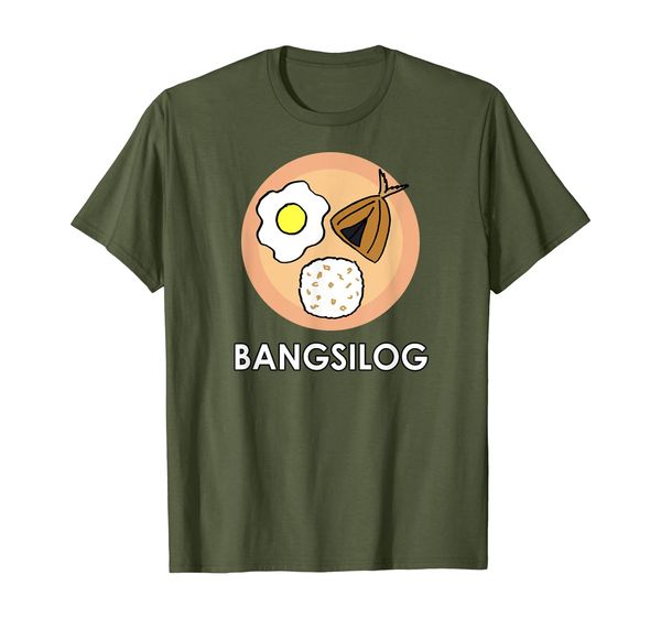 funny filipino bangus milkfish bangsilog food t-shirt, White;black
