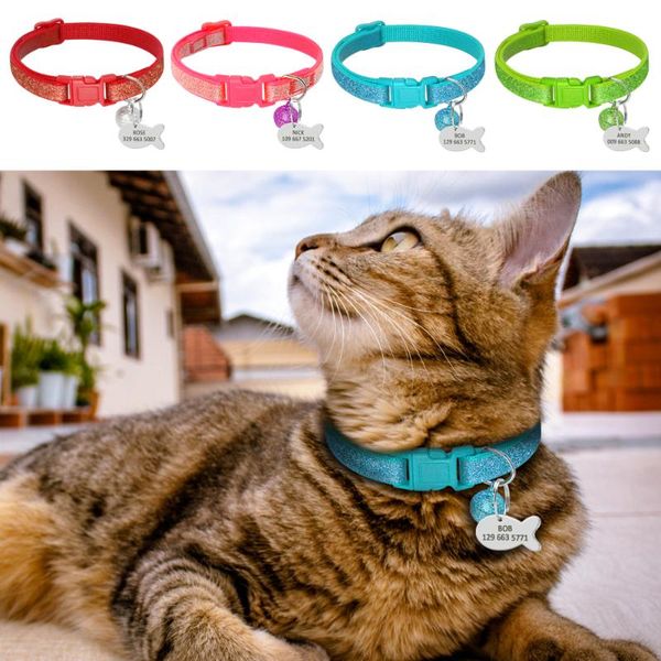 bling sequins puppy cat dog collars engraved id tag personalized custom kitten collar cute bell for small dogs cats s & leads
bling sequins puppy cat dog collars engraved id tag personalized custom kitten collar cute bell for small dogs cats s & leads