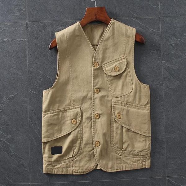 men's vests men vest retro cotton casual waistcoat with multi pocket man clothes, Black;white
men's vests men vest retro cotton casual waistcoat with multi pocket man clothes, Black;white