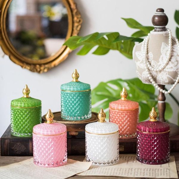 storage bottles & jars french art luxury multicolor glass jar bottle with lid minimalist household cotton swab jewelry box
storage bottles & jars french art luxury multicolor glass jar bottle with lid minimalist household cotton swab jewelry box