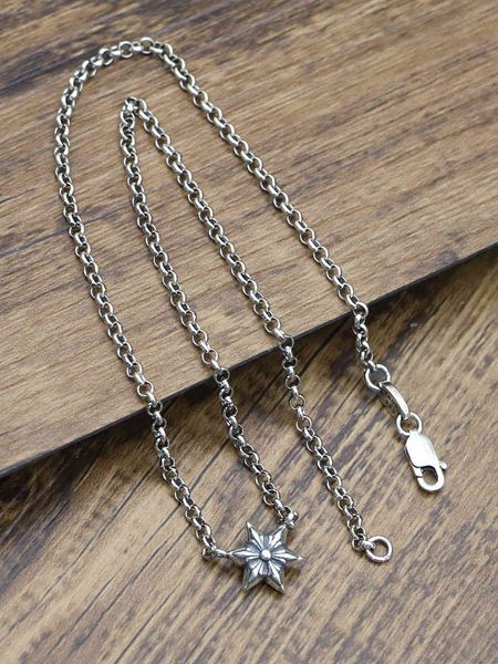 party favor chrome/hearts necklace croix ch trend simple six pointed star clavicle chain 925 sterling silver short perso
party favor chrome/hearts necklace croix ch trend simple six pointed star clavicle chain 925 sterling silver short perso