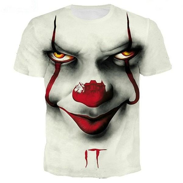 men's t-shirts cool man funny clown t-shirt 3d short-sleeved o-neck shirt fashion tide brand summer size xxs-6xl, White;black
men's t-shirts cool man funny clown t-shirt 3d short-sleeved o-neck shirt fashion tide brand summer size xxs-6xl, White;black