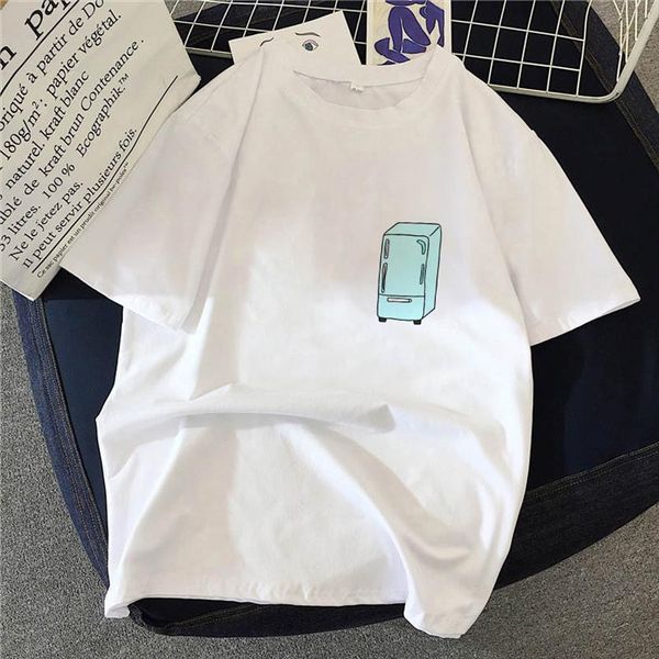 cute refrigerator graphic print women ulzzang harajuku casual white round neck summer girl female
cute refrigerator graphic print women ulzzang harajuku casual white round neck summer girl female