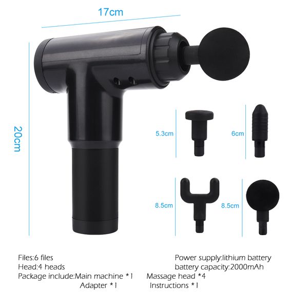 massage gun for athletes deep tissue massage device muscle massager quiet 6 speed setting full body relief key type with 4 heads
massage gun for athletes deep tissue massage device muscle massager quiet 6 speed setting full body relief key type with 4 heads