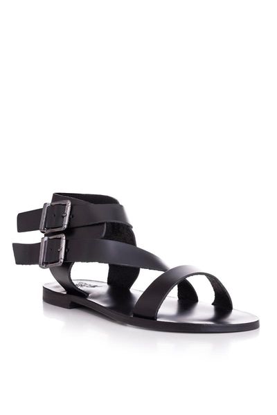 sandals handmade genuine leather women 's sandals-2129, Black 
sandals handmade genuine leather women 's sandals-2129, Black