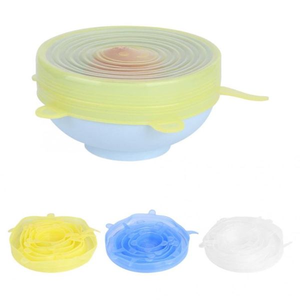 kitchen storage & organization accessories 6pcs/set silicone reusable fruit preservation stretch cover lids for bowl lid
kitchen storage & organization accessories 6pcs/set silicone reusable fruit preservation stretch cover lids for bowl lid