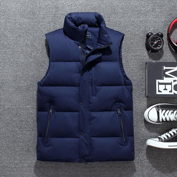 men's vests 2021 autumn winter warm sleeveless down jacket men fashion printed casual waistcoat outwear pluse size vest drop, Black;white
men's vests 2021 autumn winter warm sleeveless down jacket men fashion printed casual waistcoat outwear pluse size vest drop, Black;white