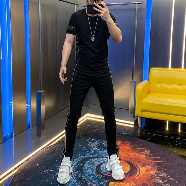 hoodies summer fashions men phnom penh fists broca crew drill neck short pants two parts suit fashion, Black
hoodies summer fashions men phnom penh fists broca crew drill neck short pants two parts suit fashion, Black